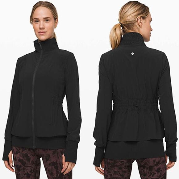 NEW Lululemon Sights Seen Lightweight Drawcord Jacket Women's Black Size: 2 - Picture 1 of 8